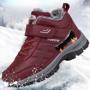 Unisex Warm Plush Winter Snow Hiking Boots