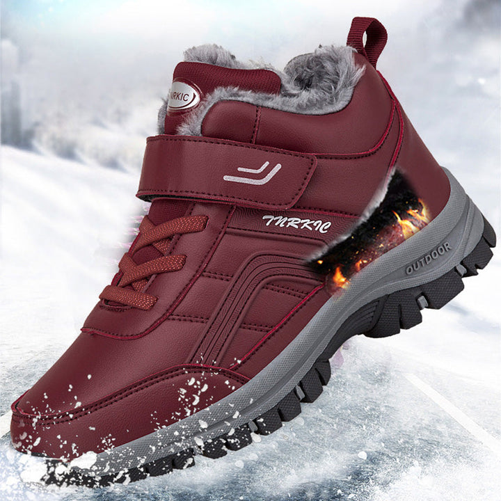 Unisex Warm Plush Winter Snow Hiking Boots