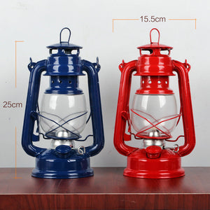 Illuminate Your Adventures with the Retro Iron Kerosene Camping Lantern