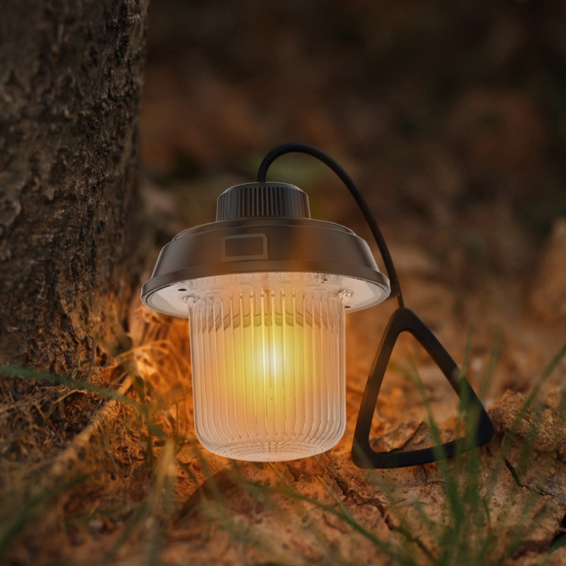 Illuminate Your Adventures with the Retro Rechargeable Camping Lantern